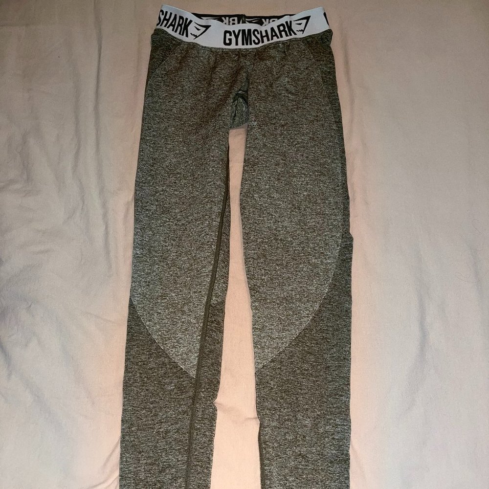 Gymshark Flex Leggings - Khaki/Sand - Small
